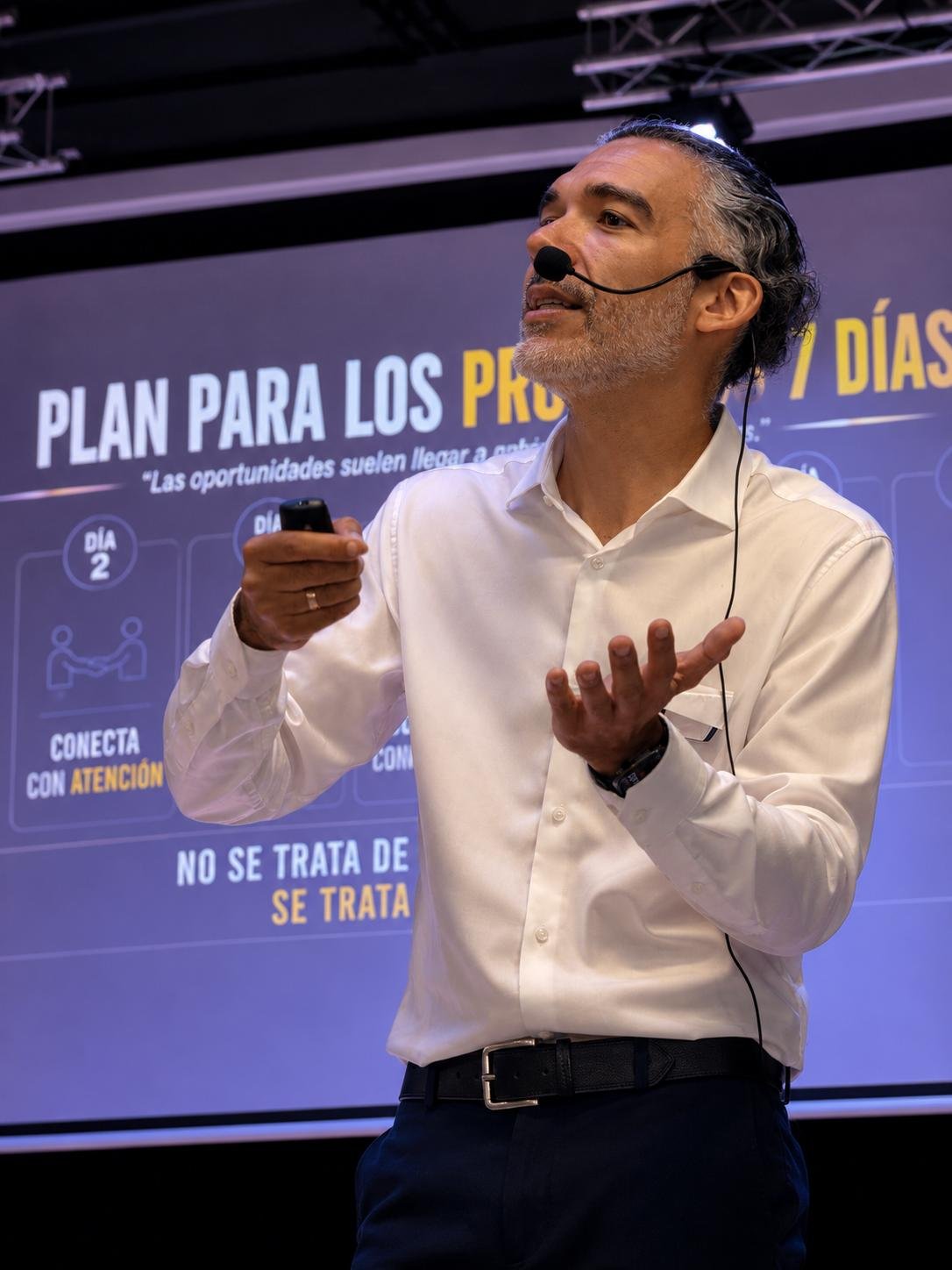 Wences Romero en el evento Talento Migrante en Barcelona