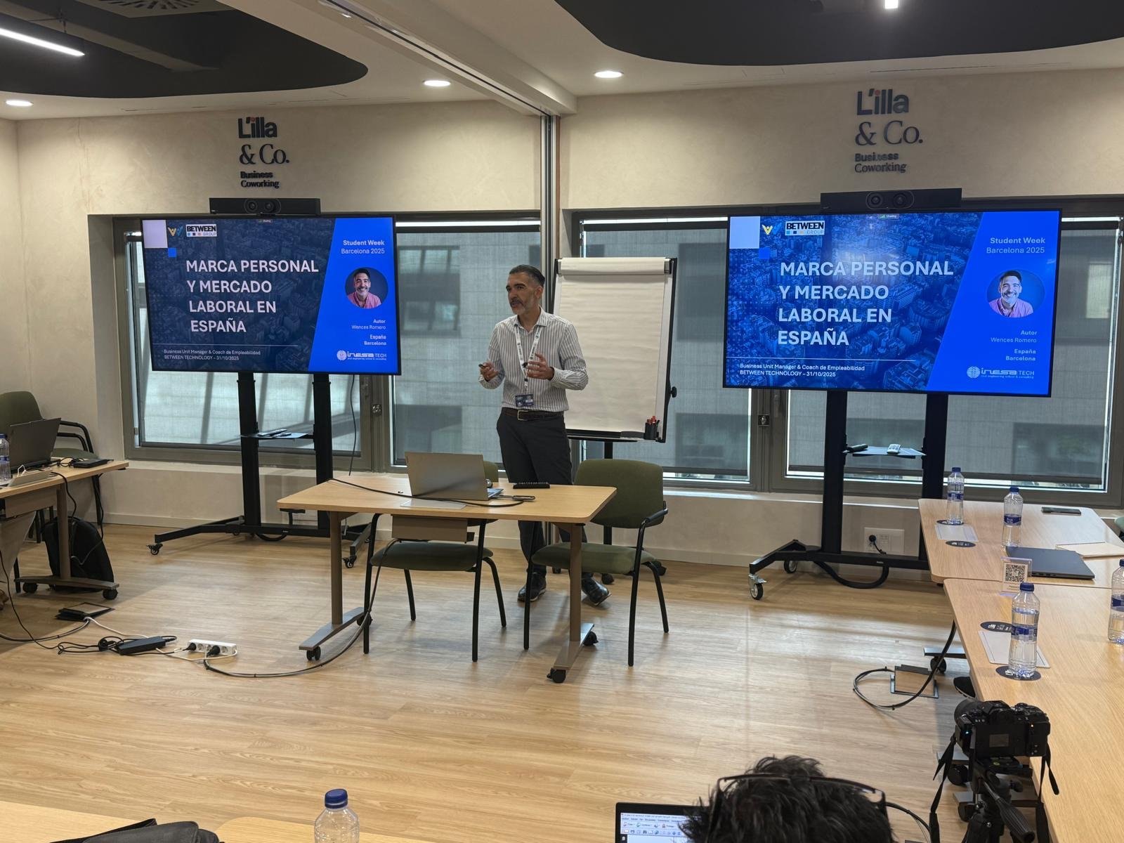 Wences Romero en el Student Week de INESA TECH Barcelona